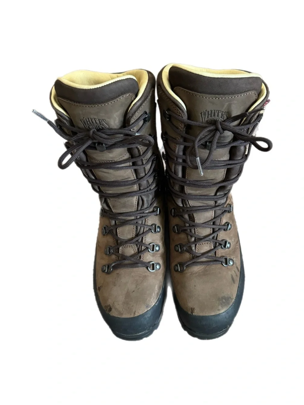Men's “Whites Boots” Brown Leather Lace-Up Boots size 10.5